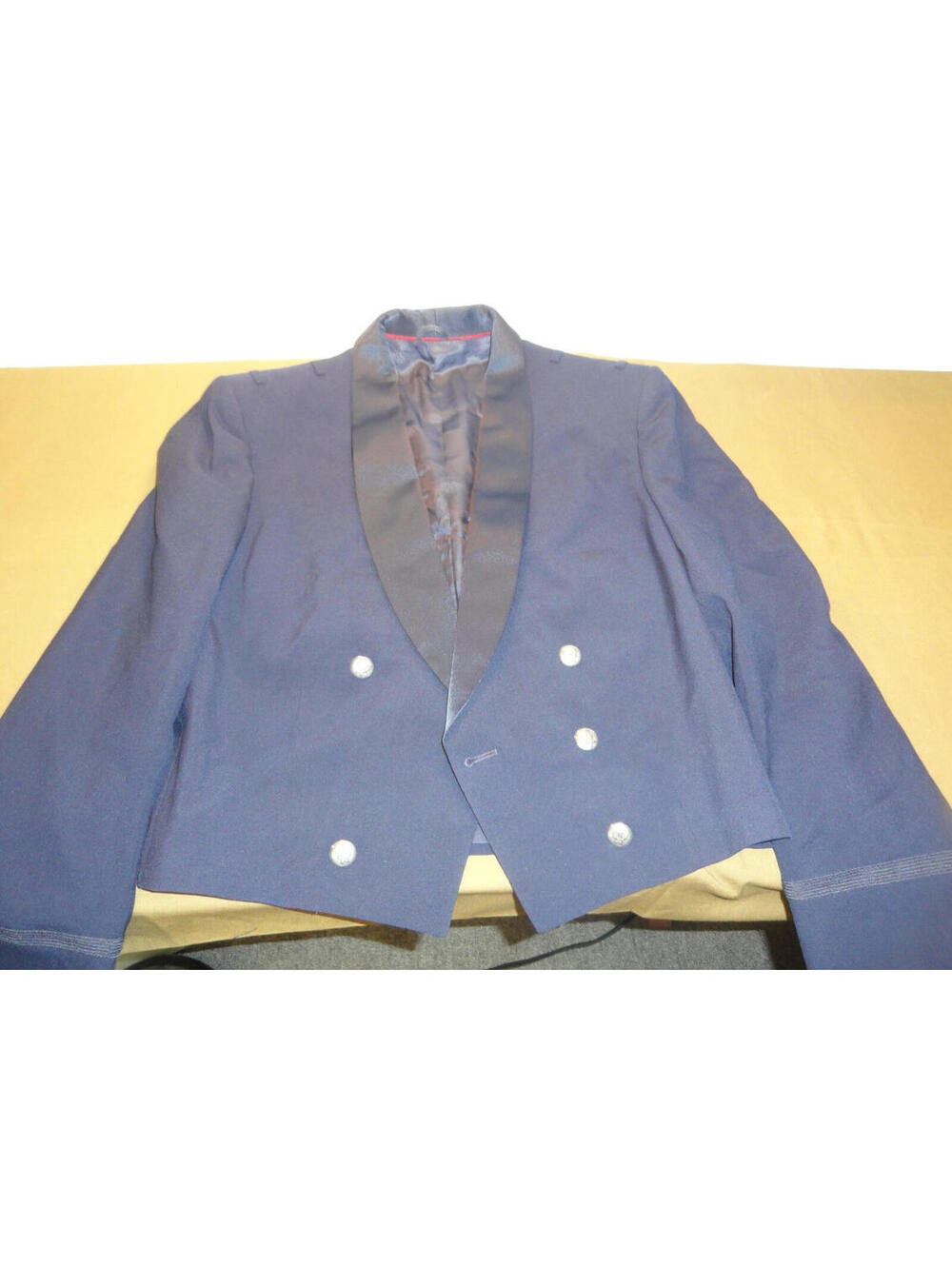 PATRIOT USAF AIR FORCE FORMAL MESS DRESS BLUE JACKET UNIFORM COAT MENS 46R